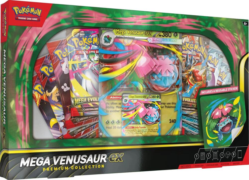 Pokemon: Mega Venusaur EX Premium Collection Pokemon: Mega Venusaur EX Premium Collection